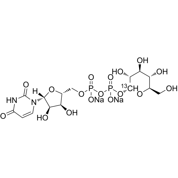 Uridine 5-diphosphoglucose-13C disodium 478529-38-3